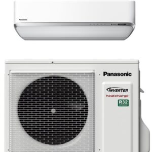 Panasonic Varmepumpe luft/luft VZ9SKE Heatcharge, 7,80 kW, 140-195 m², hvid