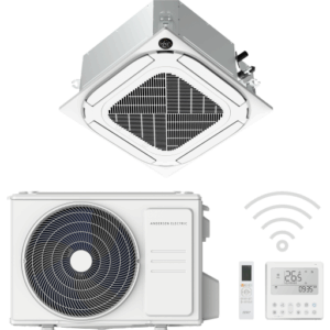 Varmepumpe/Aircondition Split kassette 35, Komplet 4,34kW WiFi