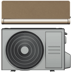 ELL Front Boost 18 luft/luft varmepumpe med WiFi, 5,28kW, 130 m², Golden