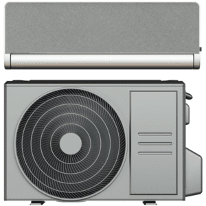 ELL Front Boost 18 luft/luft varmepumpe med WiFi, 5,28kW, 130 m², Silver