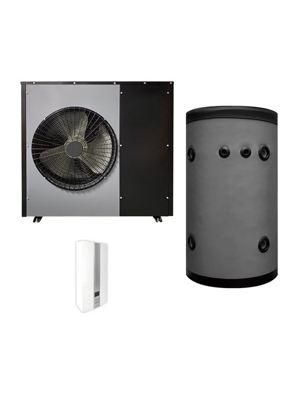 ScanTherm Blokhus - 7kW med 160L Buffertank og 11-15kW el-gennemstrømningsvandvarmer